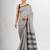Checked pure cotton saree