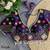 Purple navratri italian soft silk blouse with real mirror, beads & kaudi work