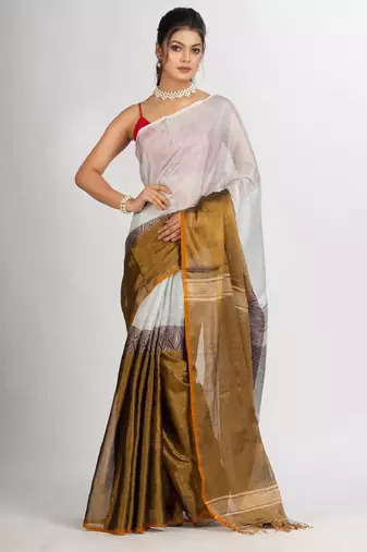 Zari detailed saree