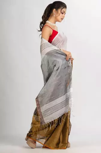 Zari detailed saree
