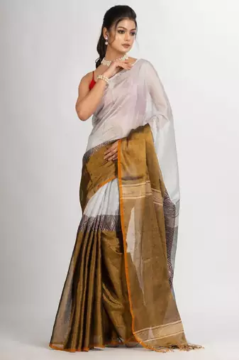 Zari detailed saree
