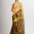 Geometric woven design saree