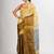 Geometric woven design saree