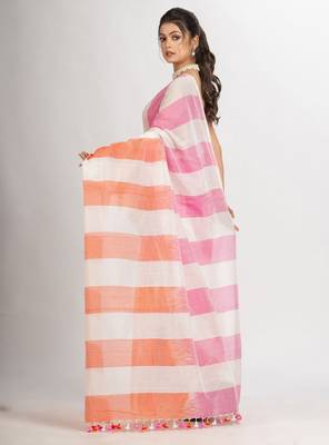 Striped pure cotton saree 3