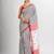 Striped pure cotton jamdani saree