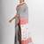Striped pure cotton jamdani saree