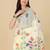 Floral motif woven design cotton saree