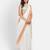 Off white & grey silk cotton saree