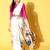 Tie and dye satin saree