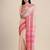 Beige & peach-coloured saree