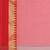 White & red pure cotton solid bengal handloom saree