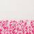 White & pink pure cotton solid saree