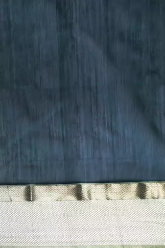 White & blue liva silk cotton woven design maheshwari saree