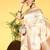 Beige woven design banarasi saree