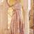 Beige & yellow floral silk blend banarasi saree