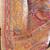 Beige & yellow floral silk blend banarasi saree