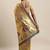 Golden & green woven design paithani saree
