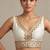 White roman silk with coading sequence & beads work readymade blouse