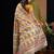 Woven design silk cotton jamdani saree