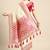White & pink woven design silk blend banarasi saree
