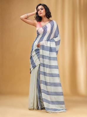 Striped pure cotton saree 2