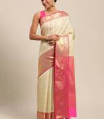 Woven design pure zari heavy work kanjeevaram silk saree