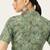 Green cotton sanganeri printed non padded blouse