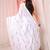 floral embroidered pure cotton saree
