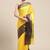 Ethnic motifs woven design zari banarasi saree