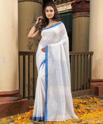 Striped pure cotton saree 1