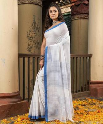Striped pure cotton saree 2