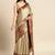 Ethnic motifs woven design zari silk cotton mysore silk saree