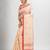 Geometric woven design pure cotton jamdani saree