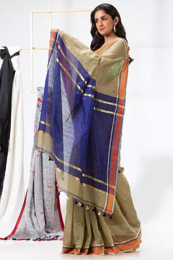 Woven design saree