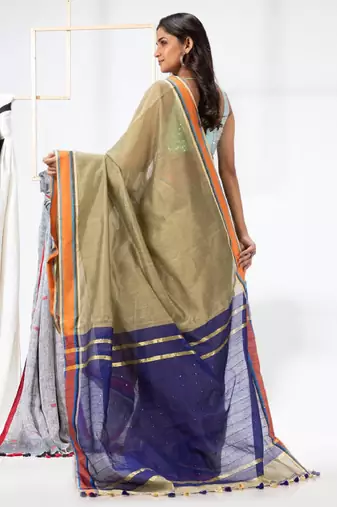 Woven design saree