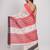 Striped woven design silk cotton saree