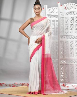 Striped woven design saree 1