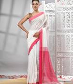 Striped woven design saree