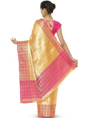 Floral zari kanjeevaram saree 2