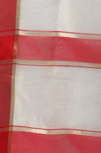 beige floral woven zari art silk banarasi saree