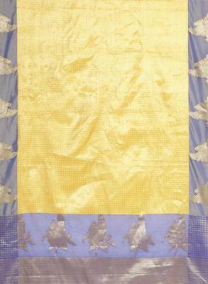 Checked zari kanjeevaram saree 3