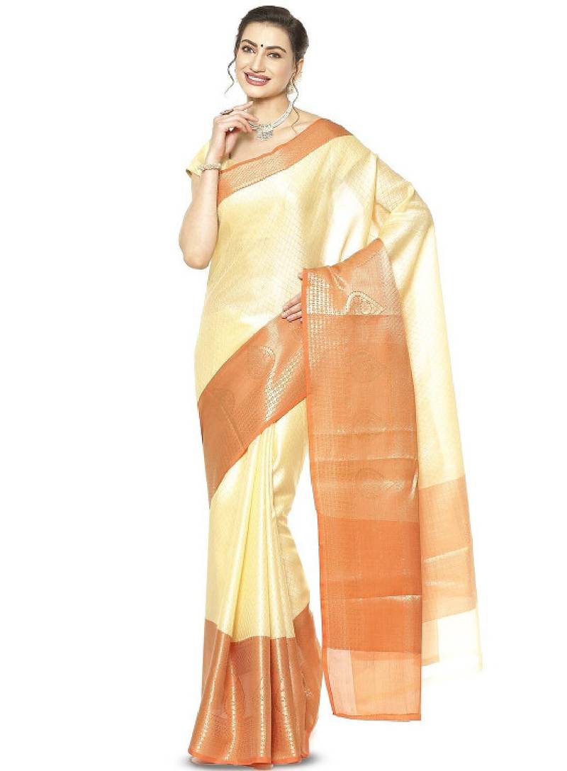 Woven design zari art silk banarasi saree