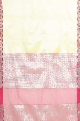 gold kanjeevaram silk saree with ethnic motifs woven zari