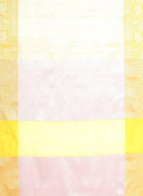 Woven design zari silk blend kanjeevaram saree 3
