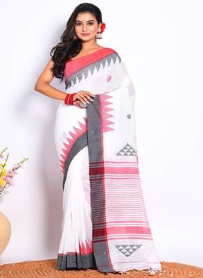 Geometric printed saree 1