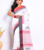 Geometric printed saree