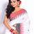 Geometric printed saree
