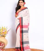 Ethnic motifs woven design saree