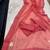 Peach color georgette  designer saree with sequins & thread work