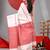 Checked tasseled pure cotton saree